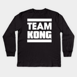 Team Kong 3 Kids Long Sleeve T-Shirt